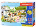 Puzzle Maxi Konturowe: Farm 20 w sklepie internetowym Booknet.net.pl