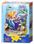 Puzzle konturowe Little Mermaid 30 w sklepie internetowym Booknet.net.pl