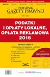 Podatki i opłaty lokalne, opłata reklamowa 2016 w sklepie internetowym Booknet.net.pl