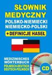 Słownik medyczny polsko-niemiecki ? niemiecko-polski + definicje haseł + CD (słownik elektroniczny) w sklepie internetowym Booknet.net.pl