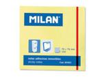 Karteczki samoprzylepne Milan 76x76 mm żółte, 100 sztuk w sklepie internetowym Booknet.net.pl