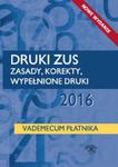 Druki ZUS 2016 Zasady korekty wypełnione druki Vademecum płatnika w sklepie internetowym Booknet.net.pl