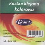 Kostka kolorowa Grand klejona 400 kartek w sklepie internetowym Booknet.net.pl