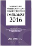 Porównanie przepisów ustawy o rachunkowości i MSR/MSSF 2016 w sklepie internetowym Booknet.net.pl