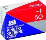 Pinezki srebrne Grand 10x50 sztuk w sklepie internetowym Booknet.net.pl