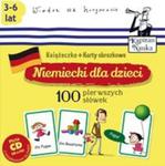Niemiecki dla dzieci. 100 pierwszych słówek. Książeczka + karty obrazkowe w sklepie internetowym Booknet.net.pl