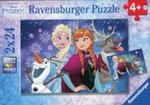 Puzzle Frozen Zorza polarna 2x24 w sklepie internetowym Booknet.net.pl