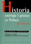 Historia ustroju i prawa w Polsce do 1772/1795 w sklepie internetowym Booknet.net.pl