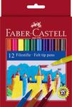 Flamastry Faber-Castell Zamek 12 kolorów w sklepie internetowym Booknet.net.pl