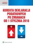 Korekta deklaracji podatkowych po zmianach od od 1 stycznia 2016 w sklepie internetowym Booknet.net.pl