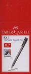 Długopis Faber-Castell RX7 czarny 10 sztuk w sklepie internetowym Booknet.net.pl