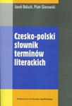 Czesko-polski słownik terminów literackich w sklepie internetowym Booknet.net.pl