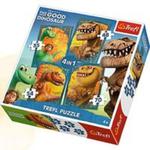 Puzzle 4w1 Dobry Dinozaur w sklepie internetowym Booknet.net.pl