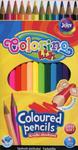Kredki ołówkowe trójkątne Colorino Kids 12 kolorów w sklepie internetowym Booknet.net.pl