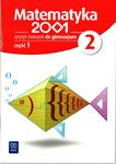 Matematyka 2001. Klasa 2, Gimnazjum. Matematyka. Część 1. Zeszyt ćwiczeń w sklepie internetowym Booknet.net.pl