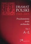 Dramat polski 1765-2005 Tom 1-3 w sklepie internetowym Booknet.net.pl