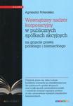 Wewnętrzny nadzór korporacyjny w publicznych spółkach akcyjnych w sklepie internetowym Booknet.net.pl