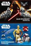 Blok rysunkowy A4 Star Wars 20 kartek 10 sztuk mix w sklepie internetowym Booknet.net.pl