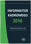 Informator kadrowego 2016 w sklepie internetowym Booknet.net.pl