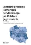 Aktualne problemy samorządu terytorialnego po 25 latach istnienia w sklepie internetowym Booknet.net.pl