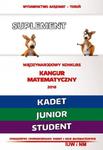Matematyka z wesołym kangurem - Suplement 2016. Kadet/Junior/Student) w sklepie internetowym Booknet.net.pl