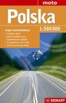 Polska mapa samochodowa 1:500 000 w sklepie internetowym Booknet.net.pl