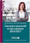 Czas pracy nauczycieli w roku szkolnym 2016/2017 w sklepie internetowym Booknet.net.pl