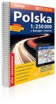 Polska atlas samochodowy 1:250 000 2017/2018 w sklepie internetowym Booknet.net.pl