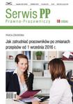 Jak zatrudniać pracowników po zmianach przepisów od 1 września 2016 r. w sklepie internetowym Booknet.net.pl