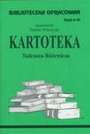 Biblioteczka Opracowań Kartoteka Tadeusza Różewicza w sklepie internetowym Booknet.net.pl