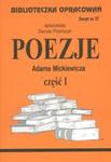 B.37 - POEZJE MICKIEWICZ CZ.1 w sklepie internetowym Booknet.net.pl