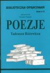 Biblioteczka Opracowań Poezje Tadeusza Różewicza w sklepie internetowym Booknet.net.pl