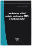 Jak skutecznie udzielać zamówień publicznych w 2017 r. w instytucjach kultury w sklepie internetowym Booknet.net.pl