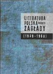 Literatura polska wobec Zagłady 1939-1968 w sklepie internetowym Booknet.net.pl