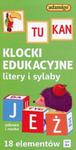 Klocki edukacyjnelitery i sylaby 18 elementów w sklepie internetowym Booknet.net.pl