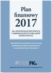 Plan Finansowy 2017 dla jednostek budżetowych i samorządowych zakładów budżetowych w sklepie internetowym Booknet.net.pl