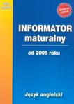 Informator maturalny - język angielski w sklepie internetowym Booknet.net.pl