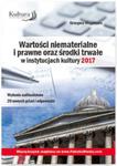 Wartości niematerialne i prawne oraz środki trwałe w instytucjach kultury 2017 w sklepie internetowym Booknet.net.pl