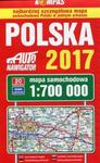 Polska 2017 Mapa samochodowa 1:700 000 w sklepie internetowym Booknet.net.pl