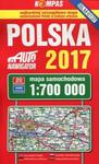 Polska 2017 Mapa samochodowa 1:700 000 w sklepie internetowym Booknet.net.pl