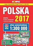 Atlas samochodowy Polska 2017 1:300 000 w sklepie internetowym Booknet.net.pl