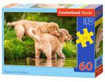 Puzzle 60 Puppies by the River w sklepie internetowym Booknet.net.pl