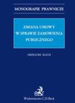 Zmiana umowy w sprawie zamówienia publicznego w sklepie internetowym Booknet.net.pl