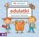 Edulatki Ćwiczenia 4-latka 40 naklejek w sklepie internetowym Booknet.net.pl