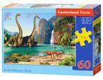 Puzzle In the Dinosaurs World 60 w sklepie internetowym Booknet.net.pl
