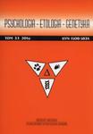 Psychologia Etologia Genetyka Tom 33/2016 w sklepie internetowym Booknet.net.pl