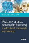 Podstawy analizy ekonomiczno-finansowej w jednostkach samorządu terytorialnego w sklepie internetowym Booknet.net.pl