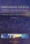 Finansowanie rozwoju źródeł wytwórczych w krajowym systemie elektroenergetycznym w sklepie internetowym Booknet.net.pl