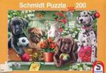 Puzzle Schmidt 200 Figlarne szczeniaki w sklepie internetowym Booknet.net.pl