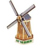 Puzzle drewniane 3D Holenderski wiatrak w sklepie internetowym Booknet.net.pl